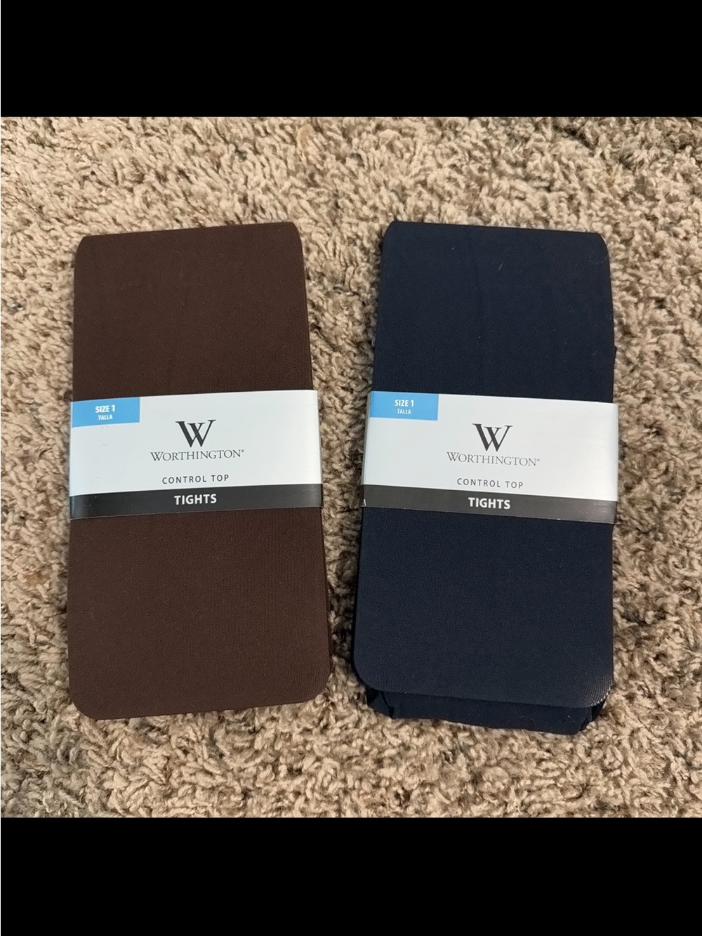 NWT Bundle of 2 Worthington Women's Control Top Tights